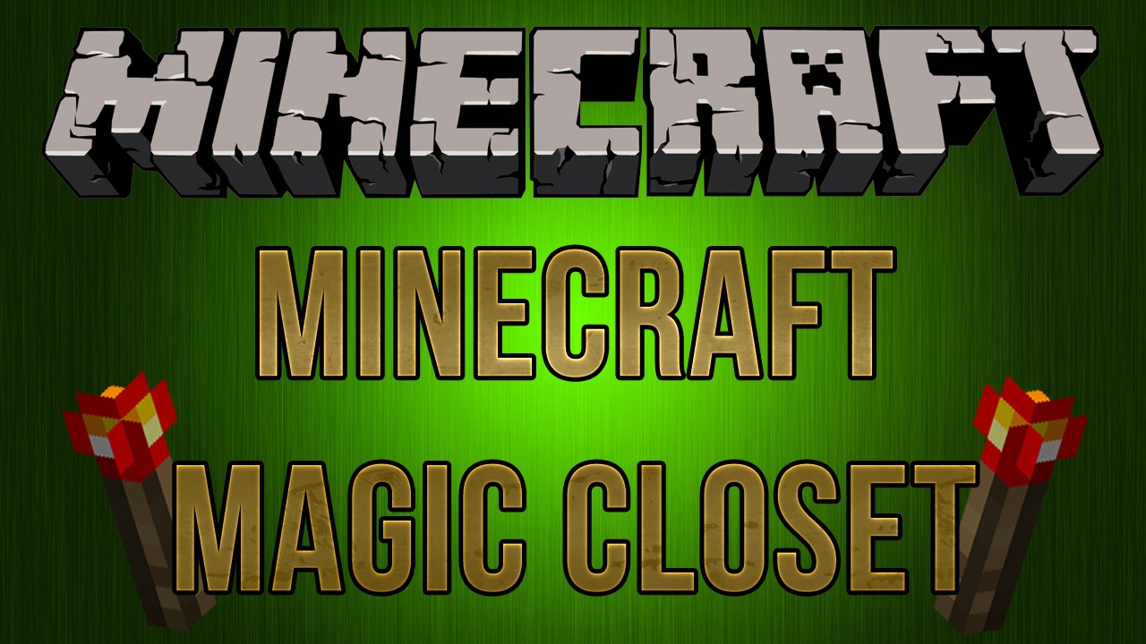 Minecraft Redstone Magic Closet [Storage System] Minecraft Project