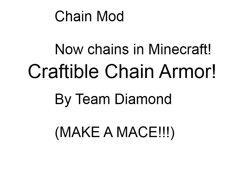 Chain mod Update! Chain Armor!!! for Minecraft 1.2.5 1.20.2/1.20.1/1.20