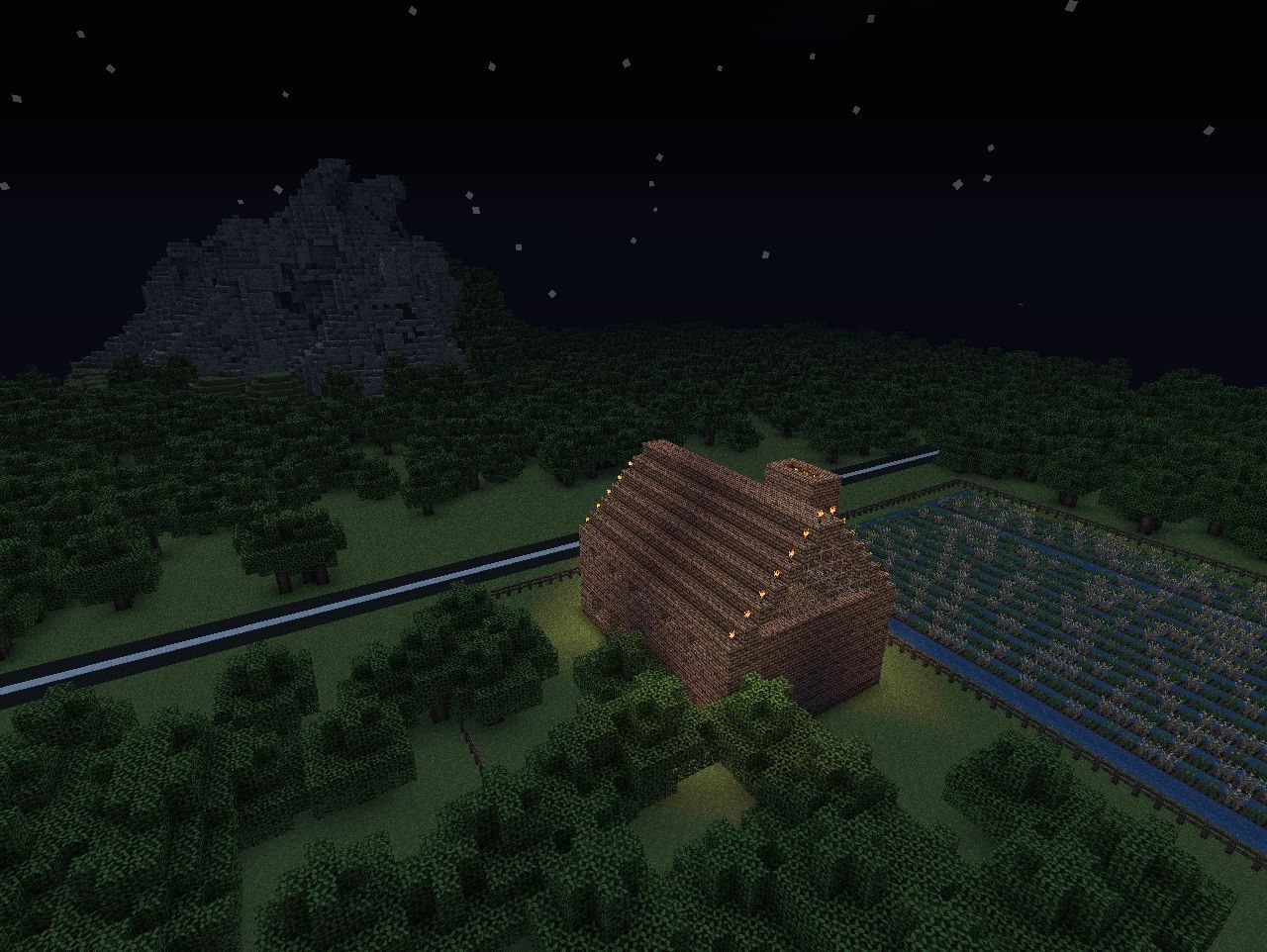 a old farm on the outskirts