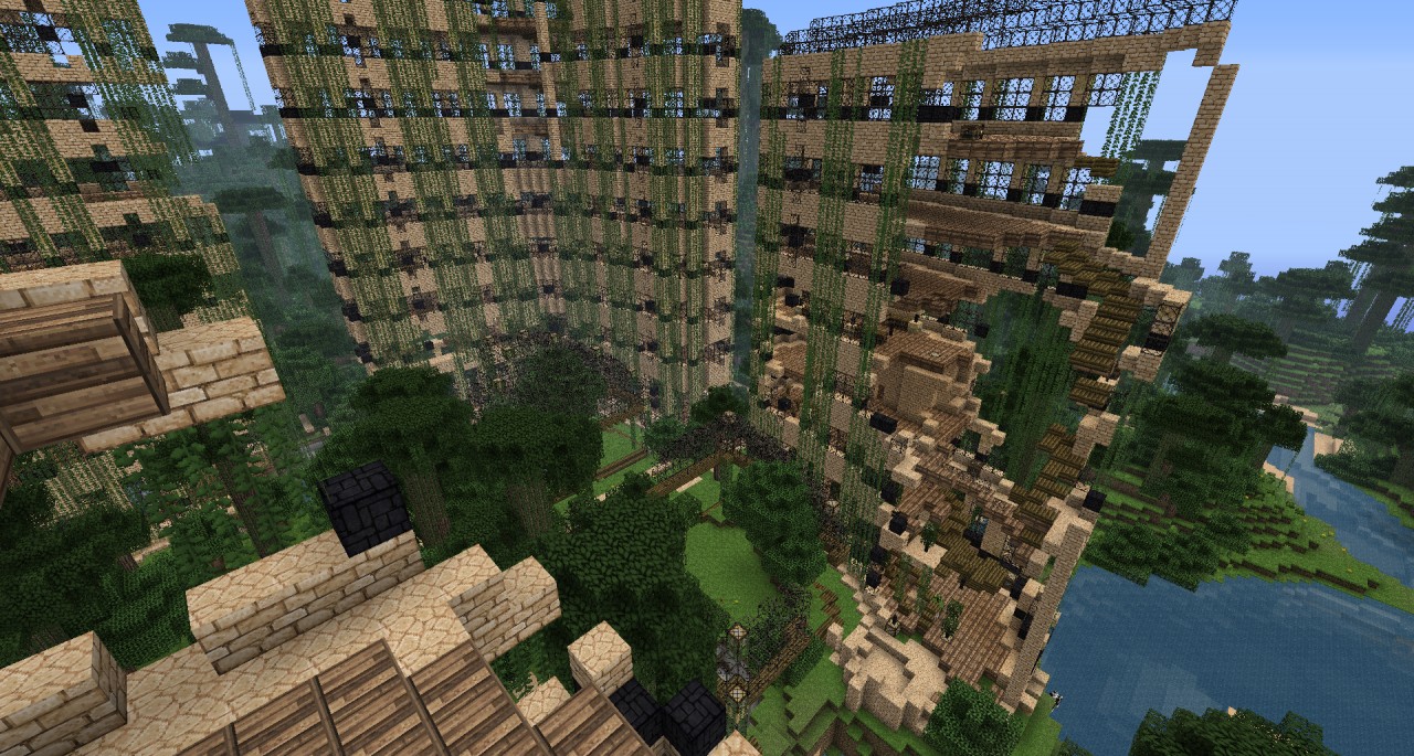 Ruined Hotel - Earth Quake Damage