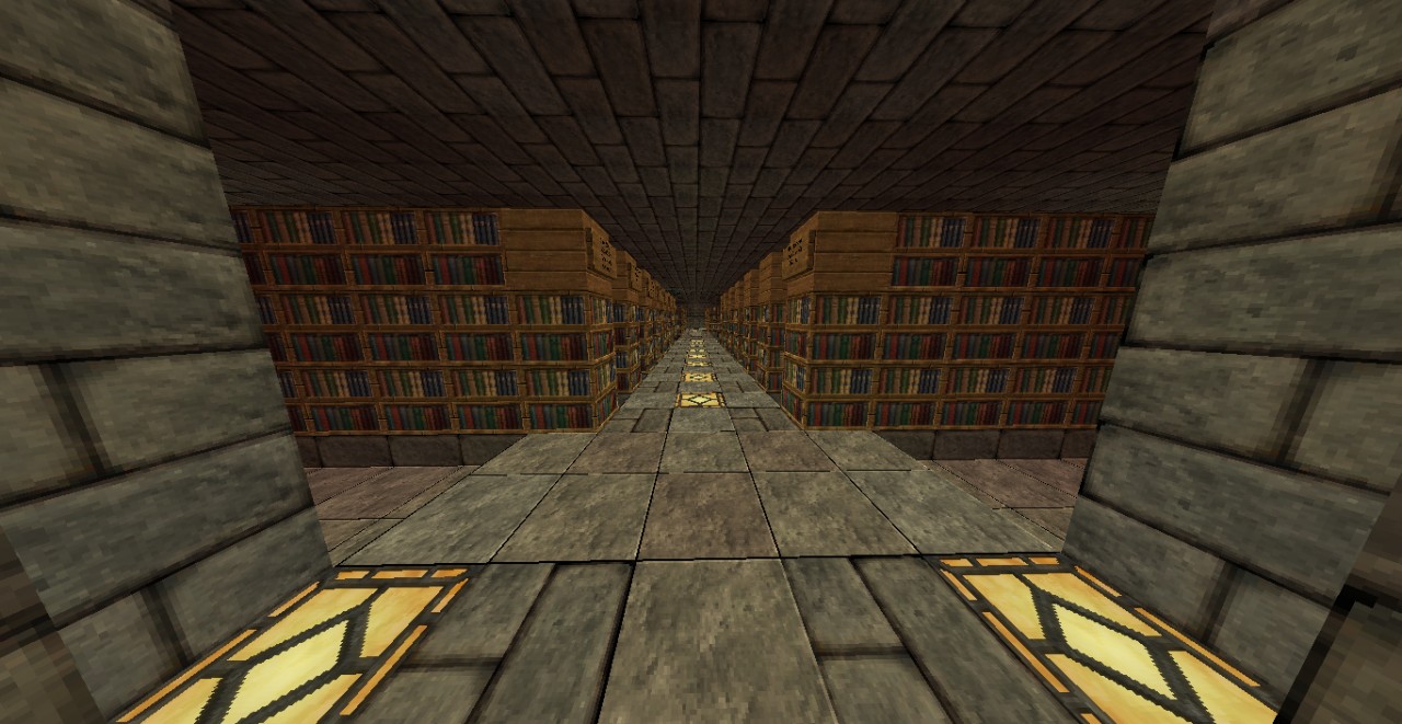 Underground Library Minecraft Map