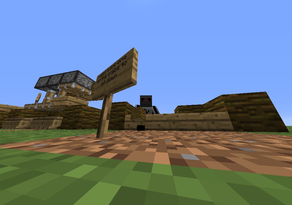 Tutorial How to make seatable couches Minecraft Map