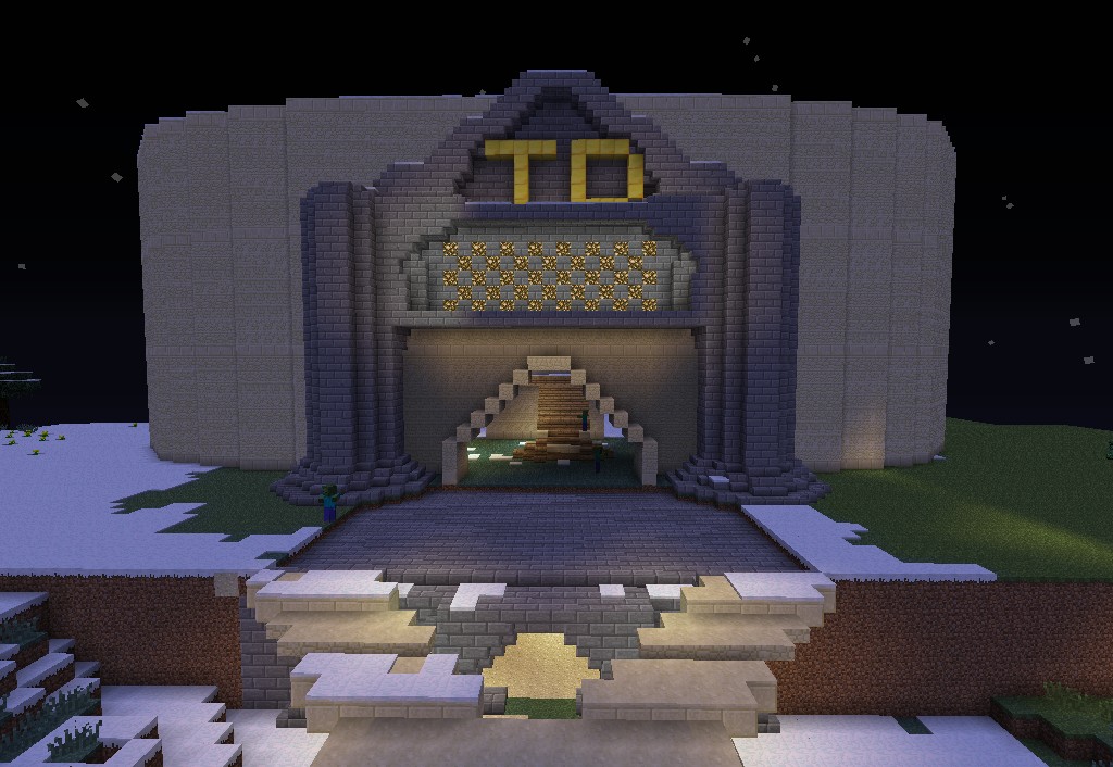 Front of the arena (unfinished)