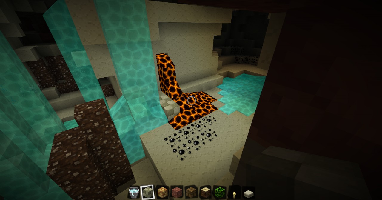 An amazing underwater cave