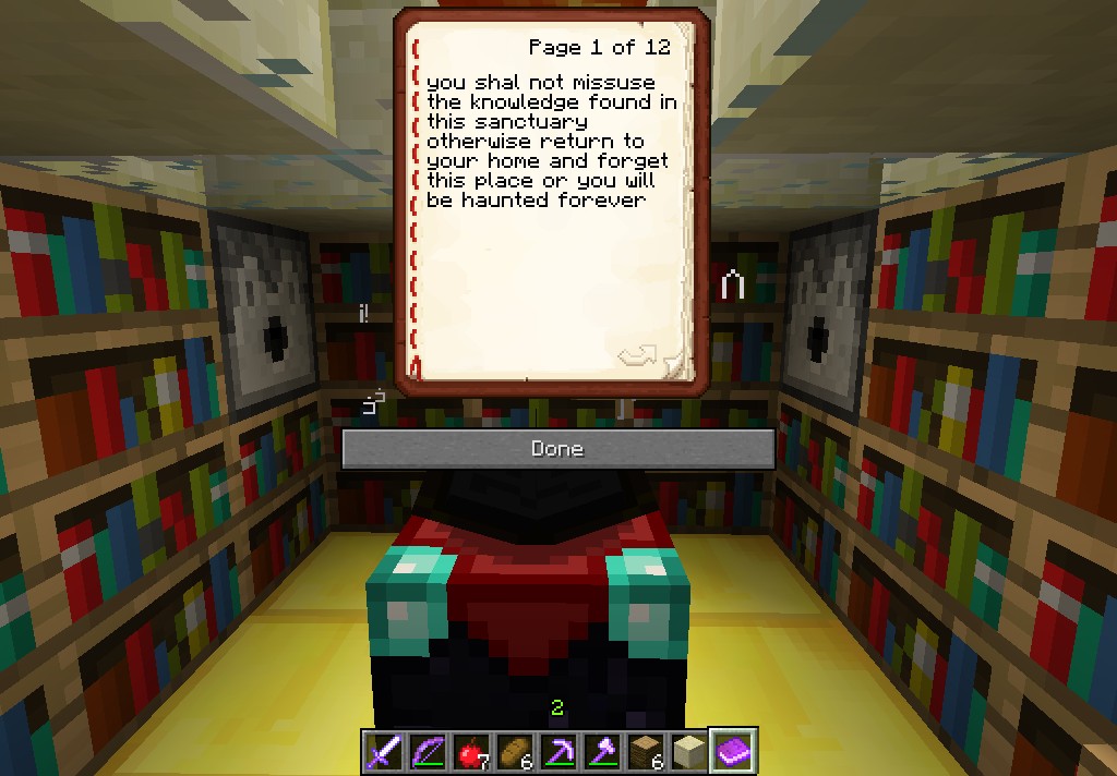 the book of knowledge Minecraft Map