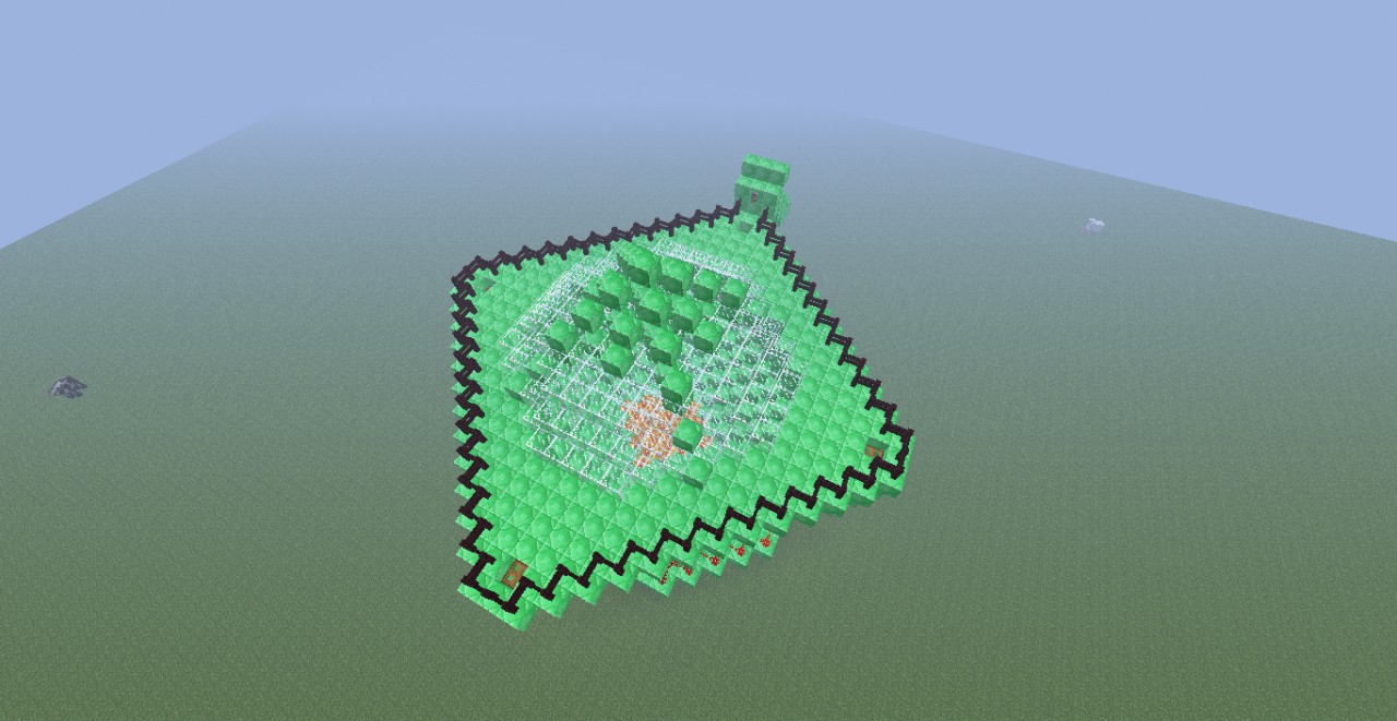 The top outside