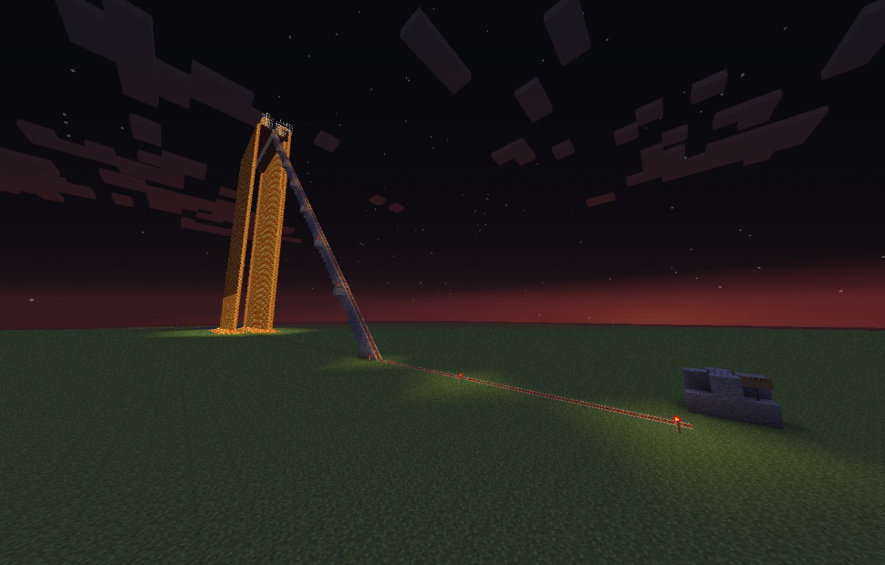 Minecart Sky Dive Minecraft Map