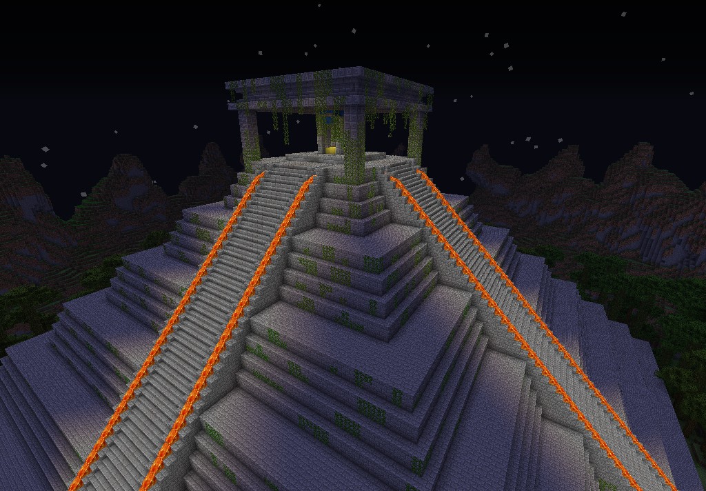 Mayan pyramide Minecraft Map