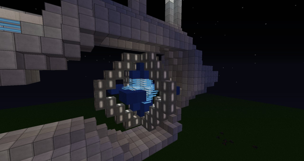 Mass relay exact replica from mass effect 3 Minecraft Map