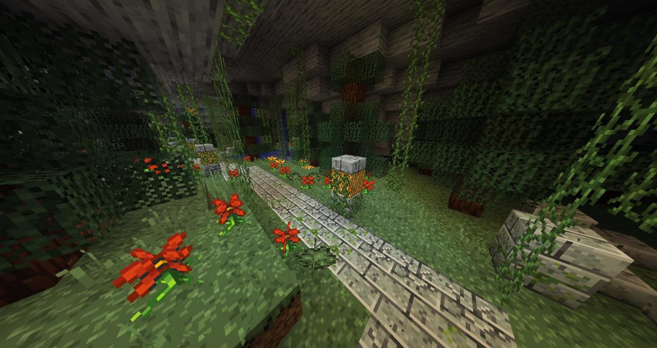 Underground world spawn Minecraft Map