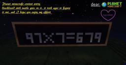 Black Board Minecraft Blog