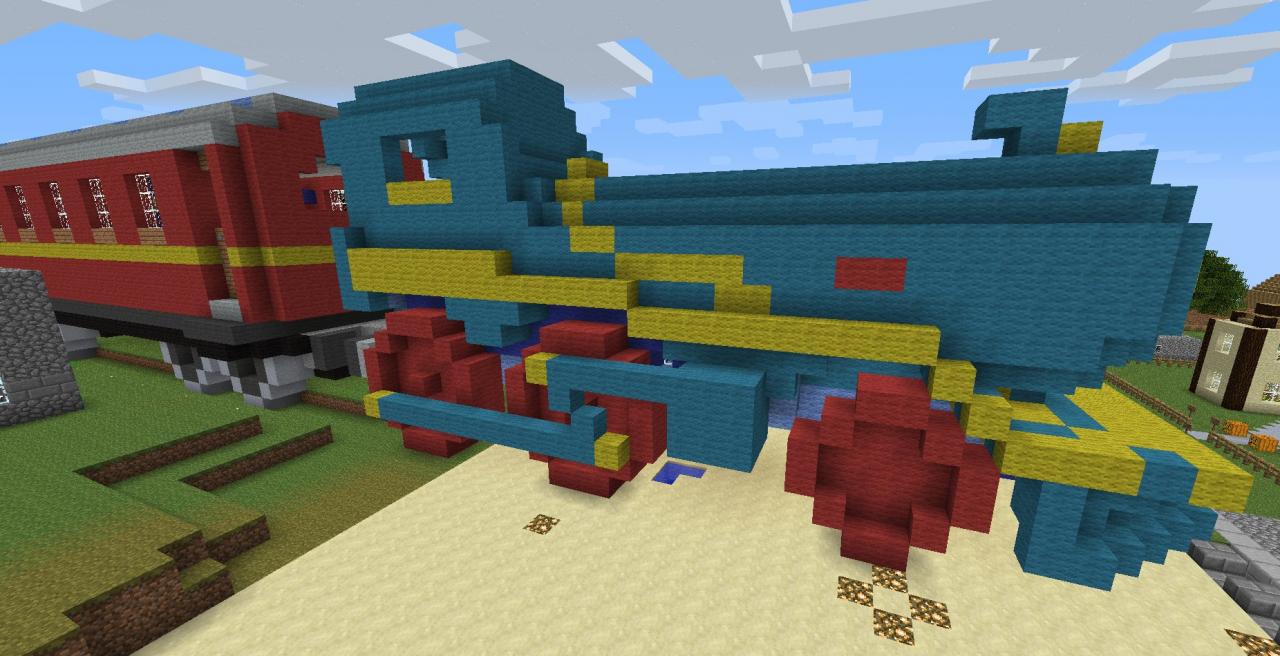 Steam train Minecraft Project