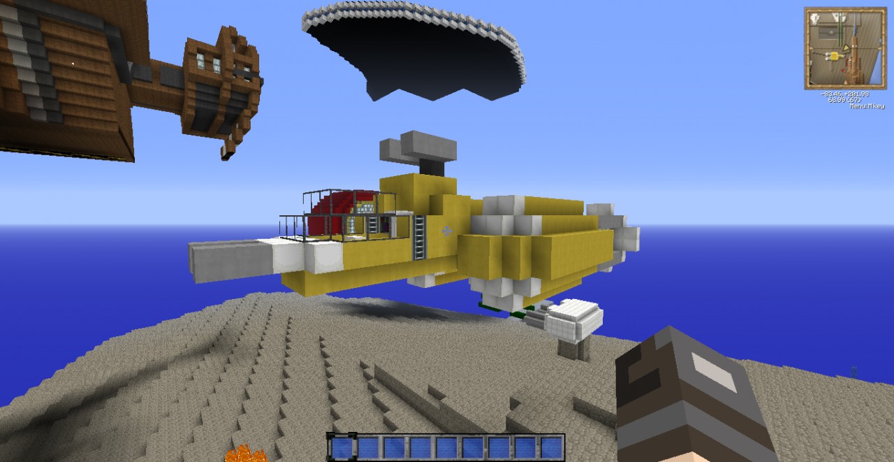minecraft y wing bomber minecraft project