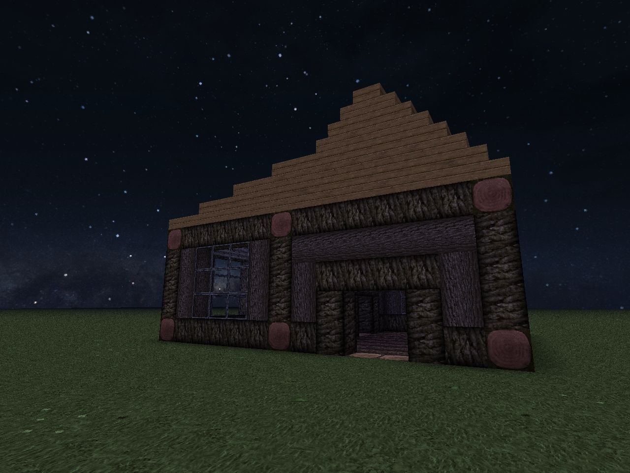 Log cabin Minecraft Map