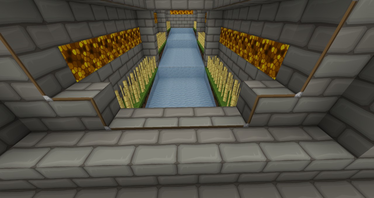 Fully Automated Sugar Cane Harvester Minecraft Map