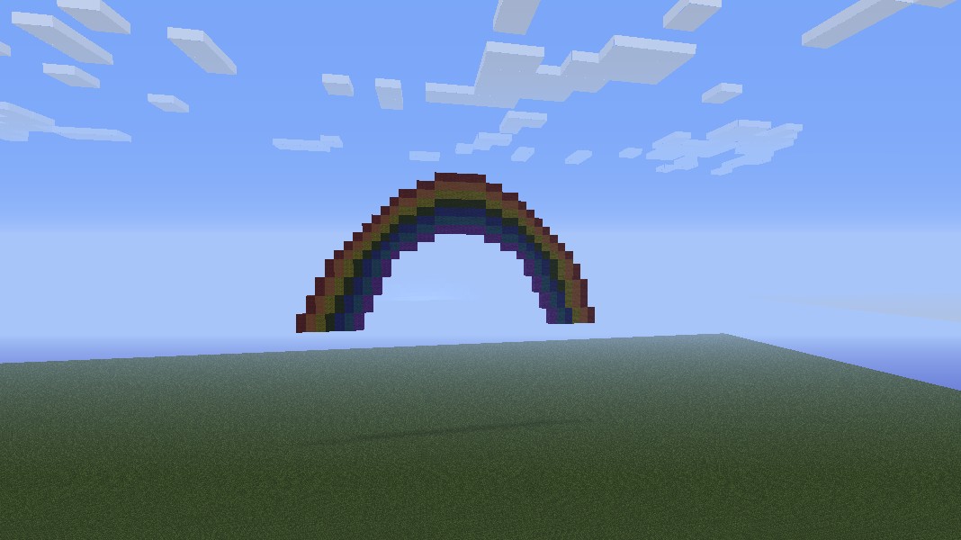Rainbow Minecraft Map