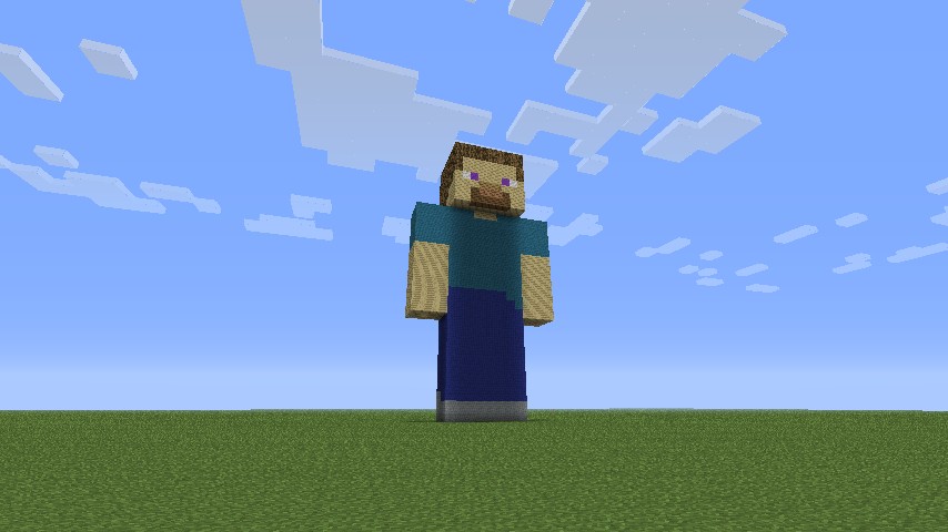 Ghetto Statue Of Steve! Minecraft Map