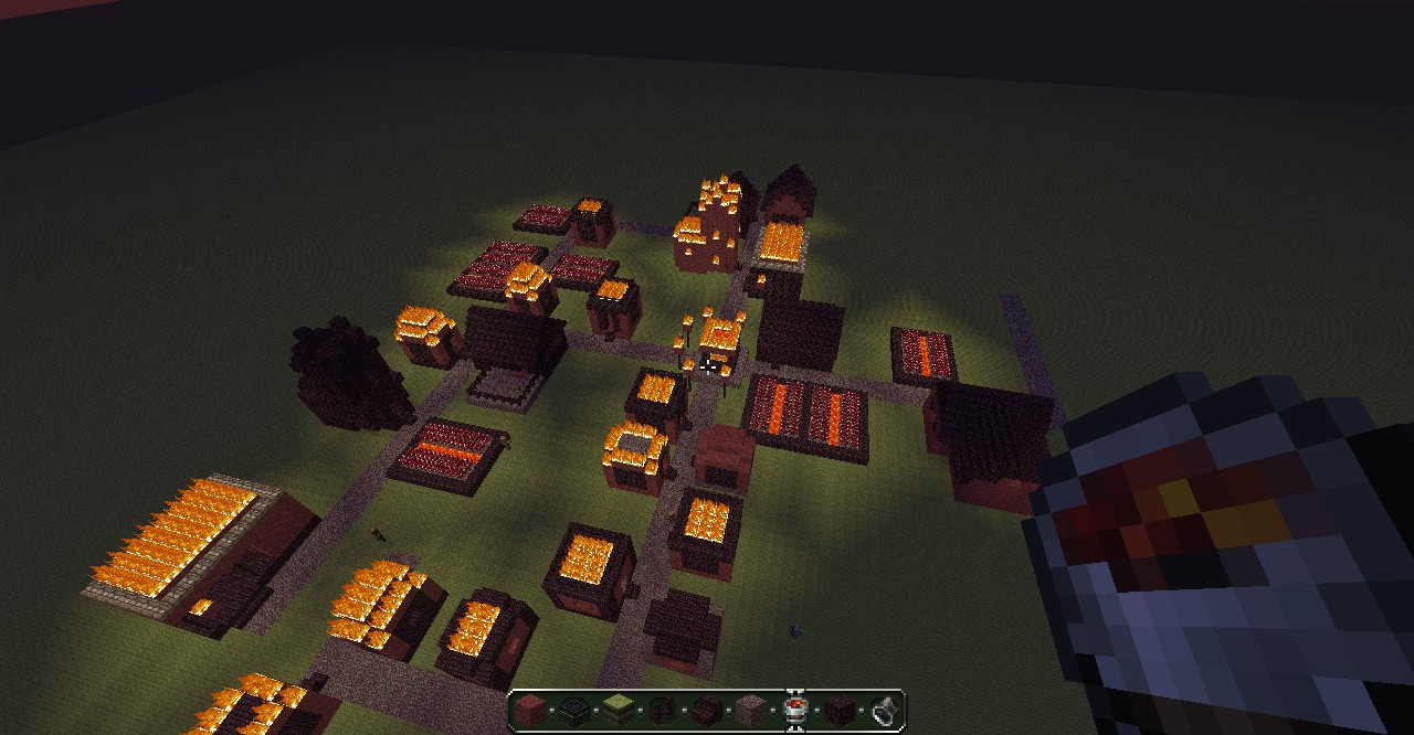Nether Village Minecraft Map