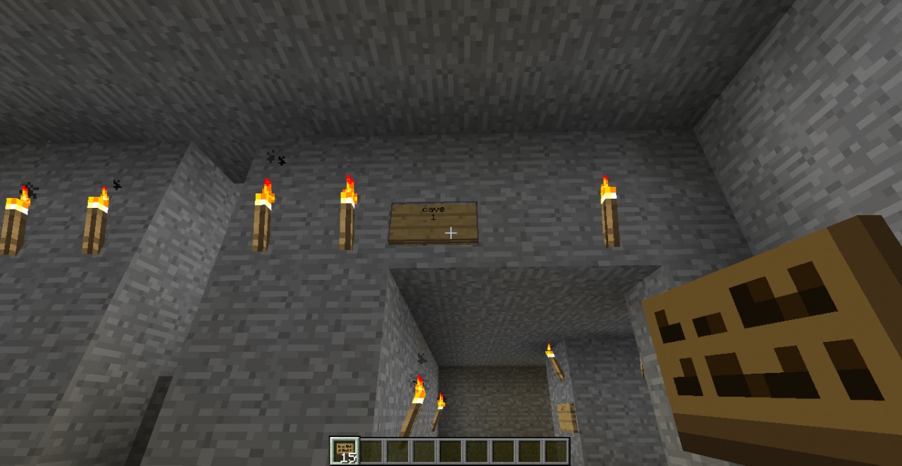 super chest caves alpha v1 Minecraft Map