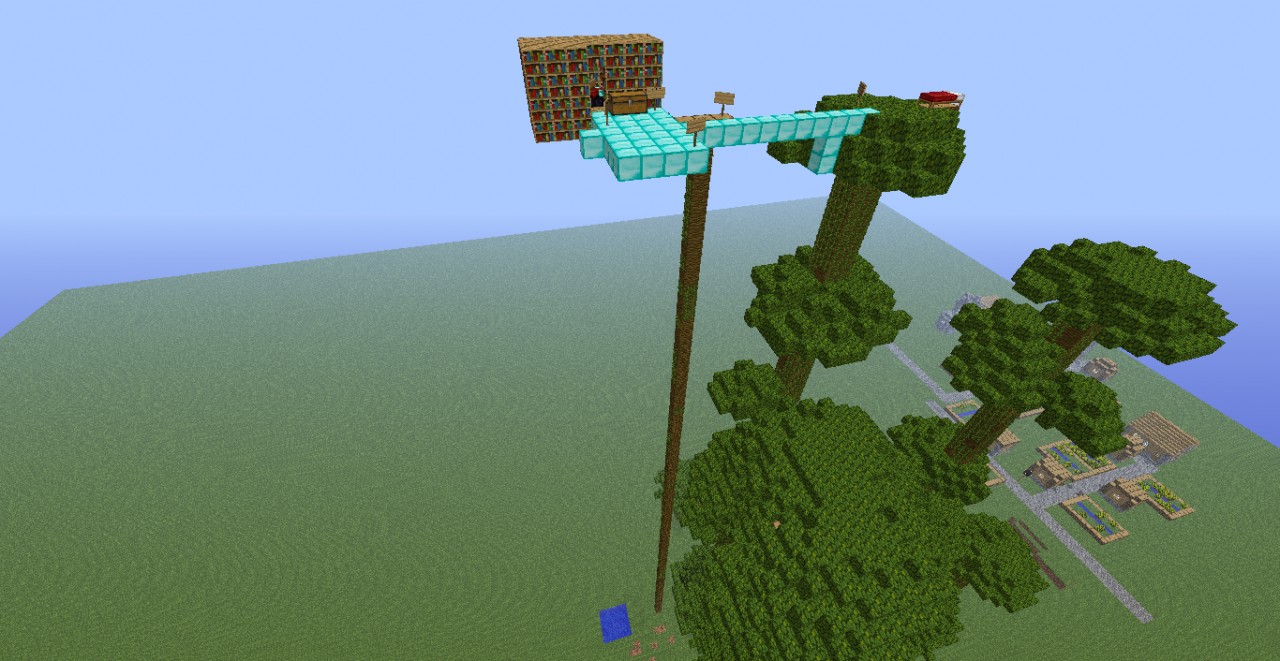 Mega sky dive Minecraft Map
