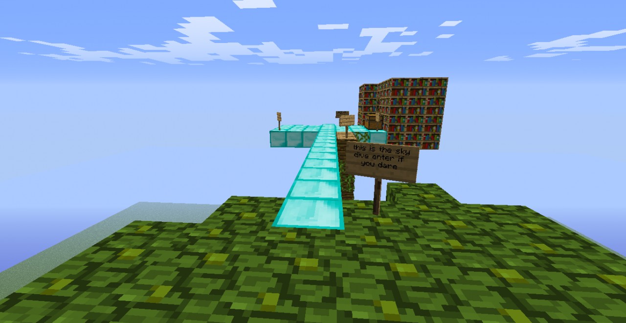 Mega sky dive Minecraft Map