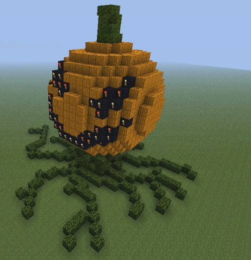 Как построить тыкву. Дом тыква в майнкрафте. Постройки в майнкрафте на хэллоуин. Как построить тыкву. Тыква в майнкрафте постройка.