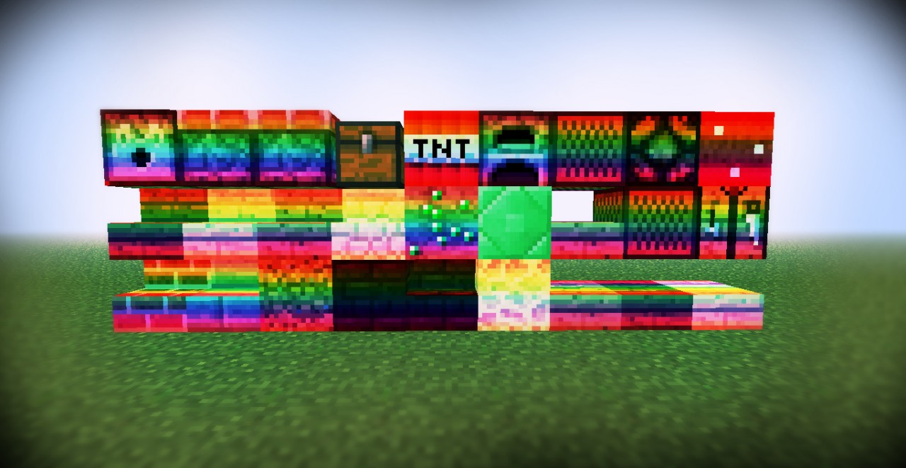 RAINBOW Minecraft Texture Pack