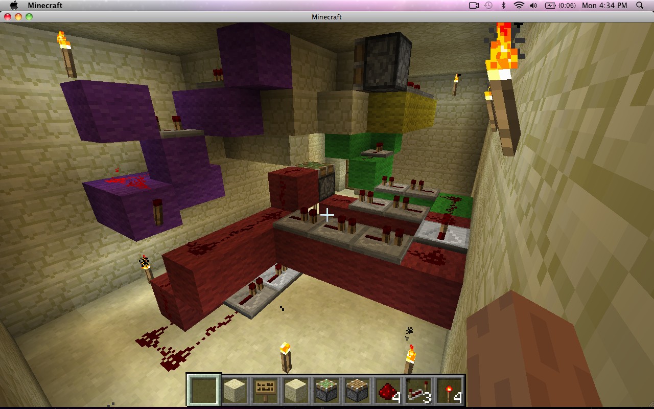 Secret Piston room Minecraft Map