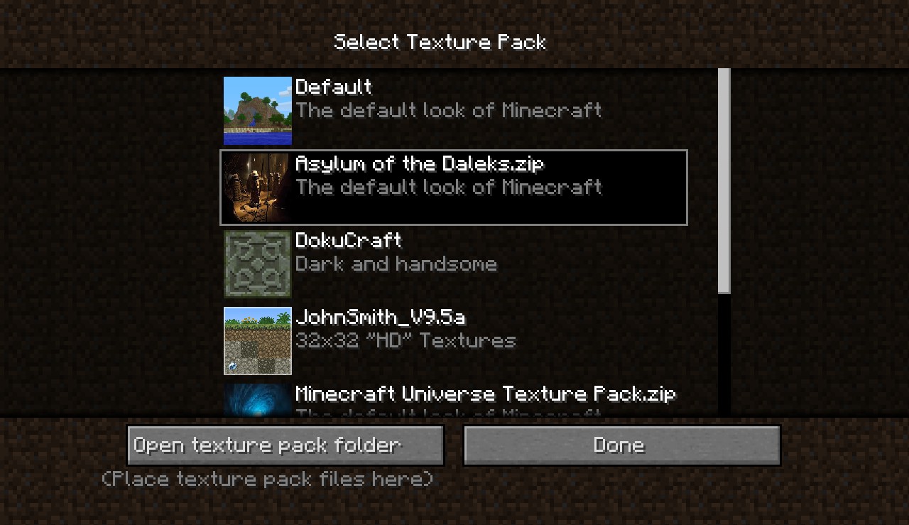 Minecraft Texture Packs