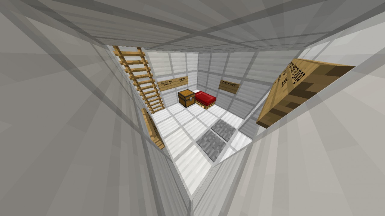 Spawn for both players Slender man goes upstairs.