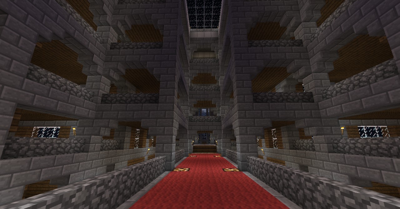 Big Factory Hall Minecraft Map