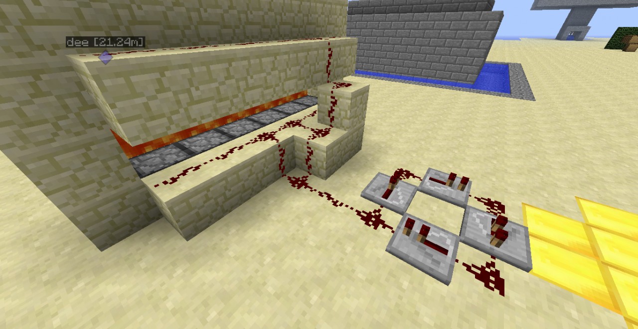 auto firing arrows Minecraft Map