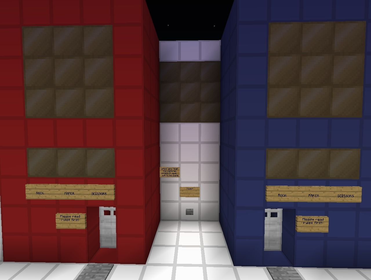 Rock paper scissors machine v2 rps machine Minecraft Map