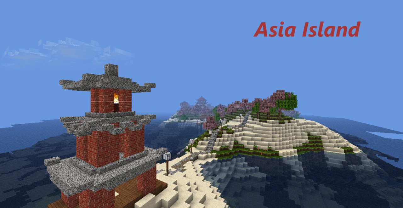 Asia Island Minecraft Map Asia Island Minecraft Map