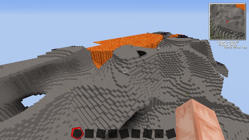 The top of the mountain