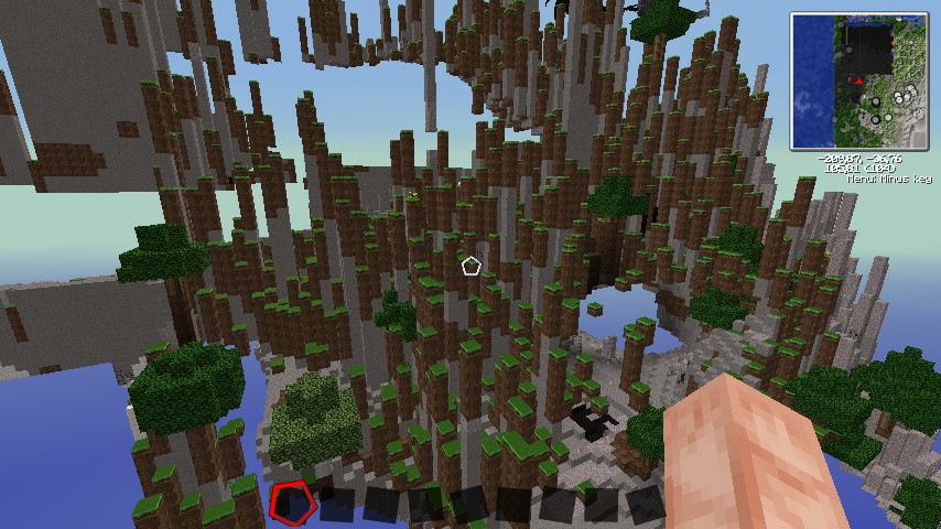 The edge of the mountain