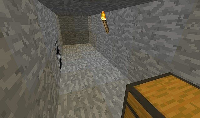 Inside the contraption.