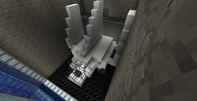 Rear Shuttle Bay with Prototype Shuttle