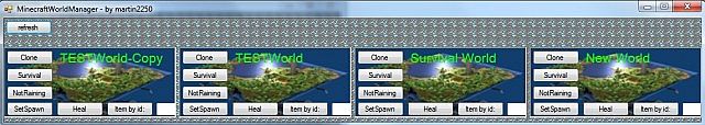 Cloned a world- notice the gui resizing