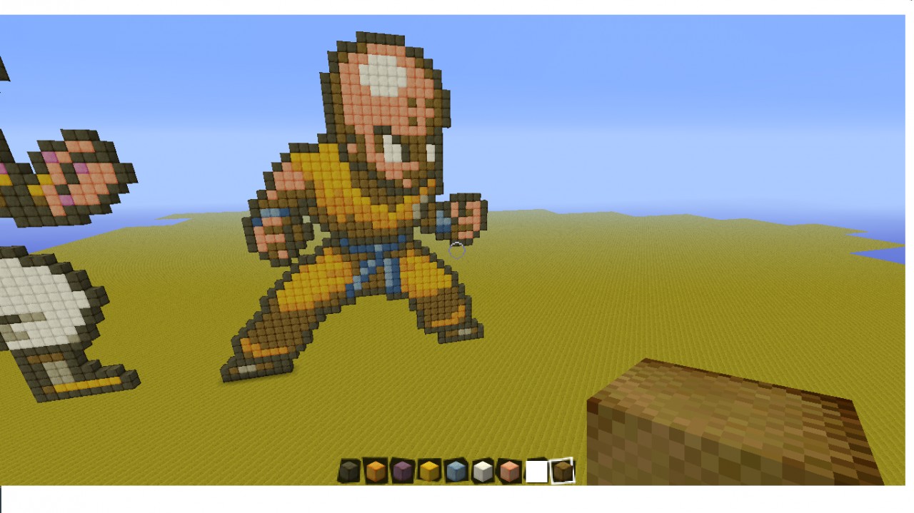 krilin from dbz minecraft project