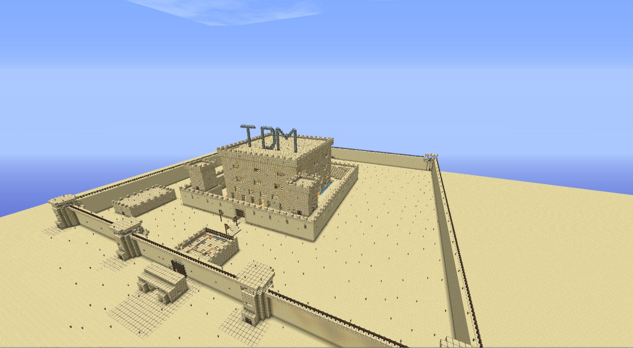 Epic Sandcastle Build (TheDarkMoon) Minecraft Map
