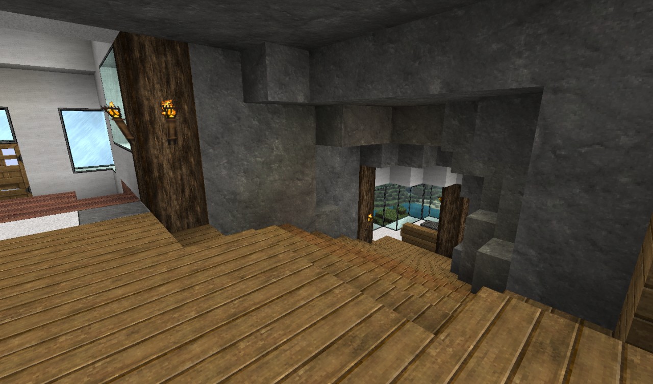 Modern House Mountain Minecraft Map vrogue.co