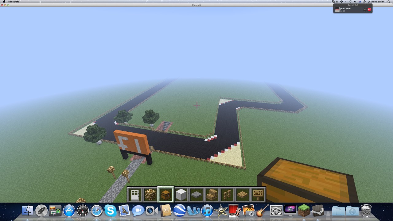 F1 Adelaide Racing Track Minecraft Project