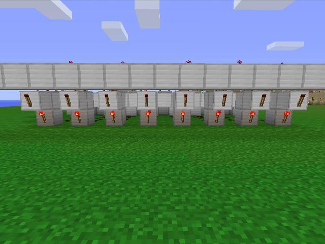 Pulse-based Data Transmission Minecraft Map