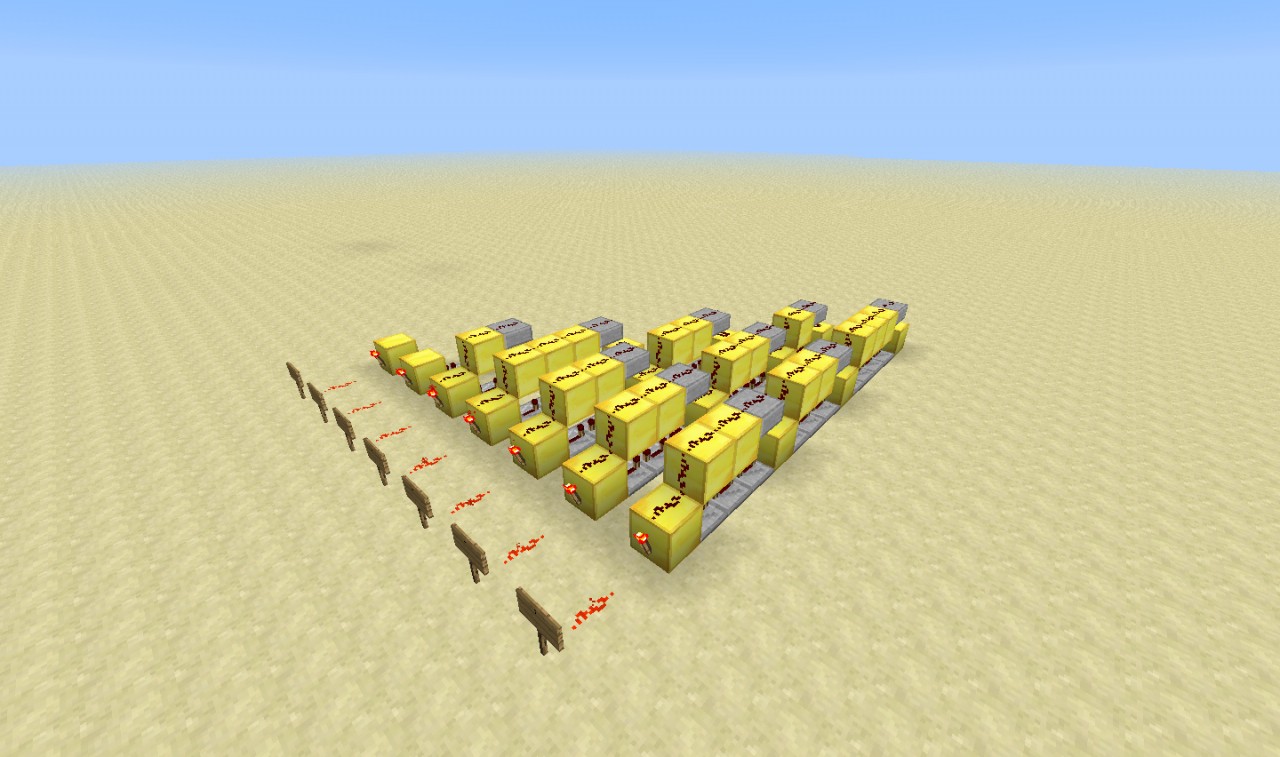 Color Coded Combo Lock Minecraft Map