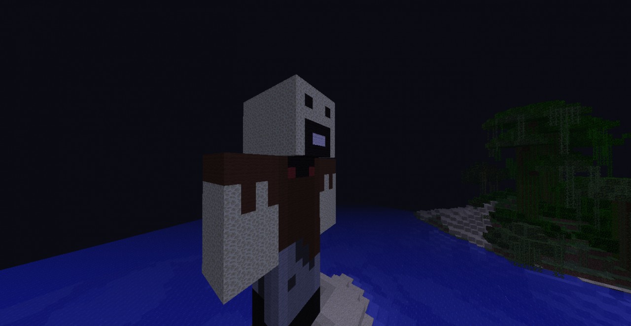 Notch Statue Minecraft Map