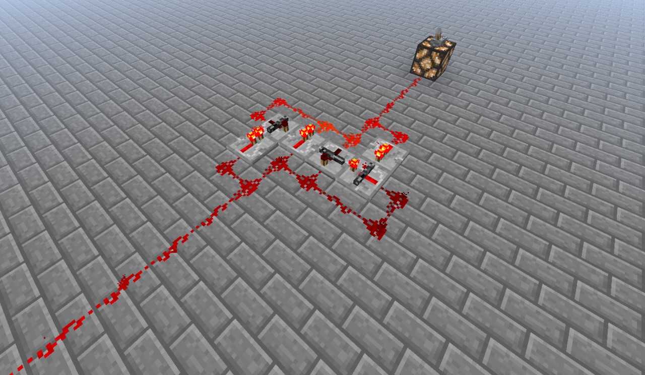 Two way repeater using RepeaterLock Feature (without Pistons