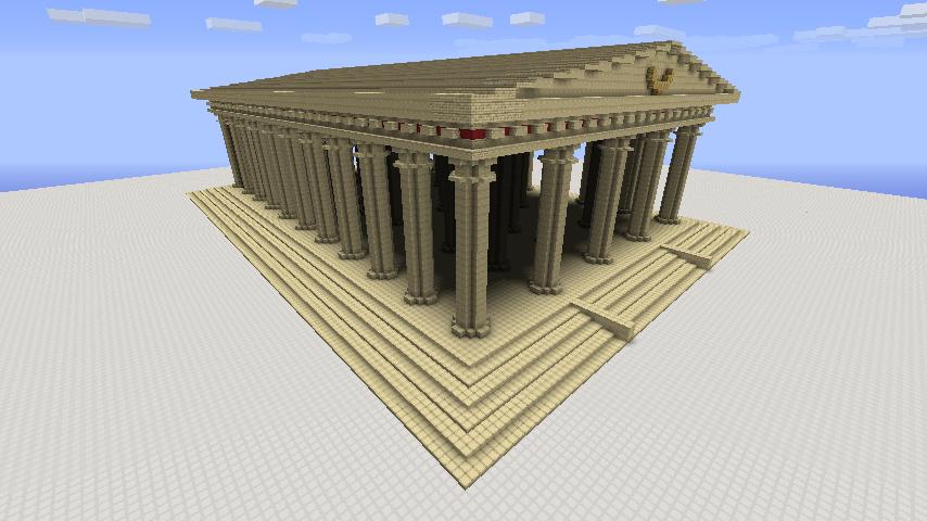 Greek Architecture Minecraft temple of zeus minecraft project Greek Architecture Minecraft temple of zeus minecraft project