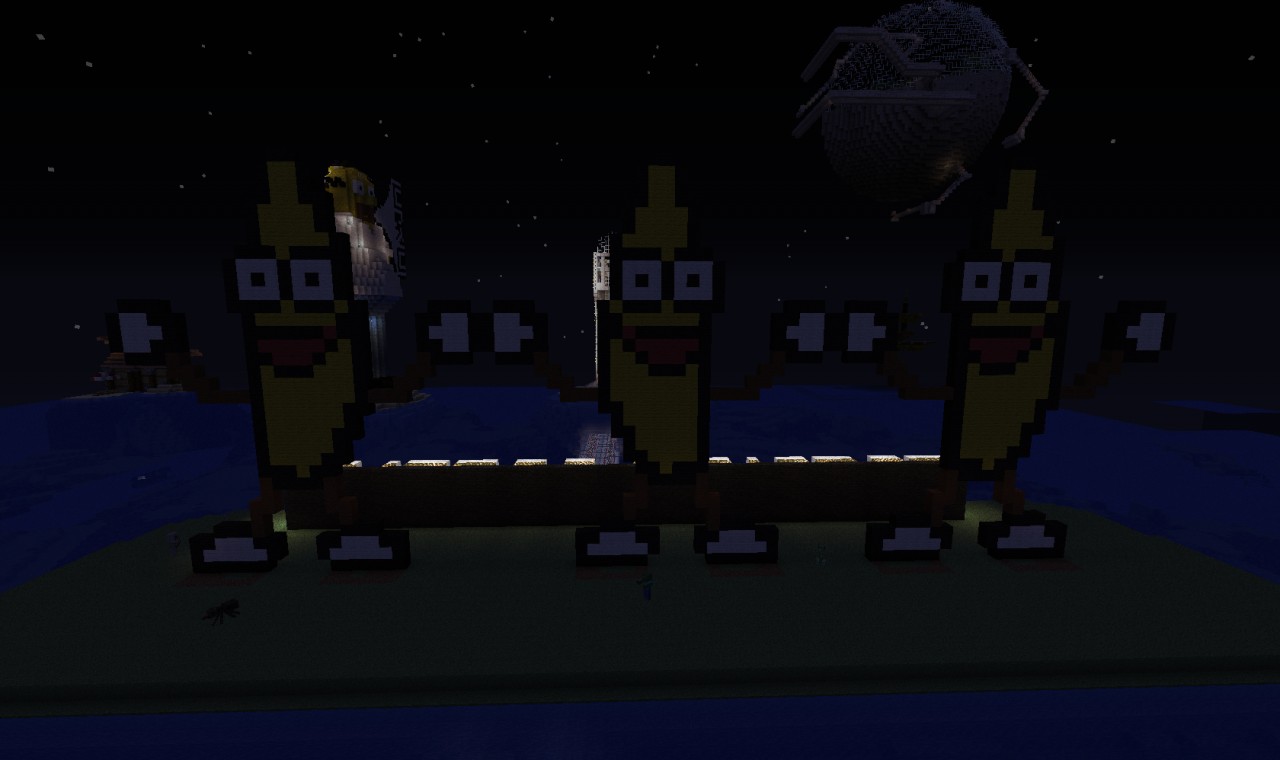 Peanut Butter Jelly Time Bananas Minecraft Map