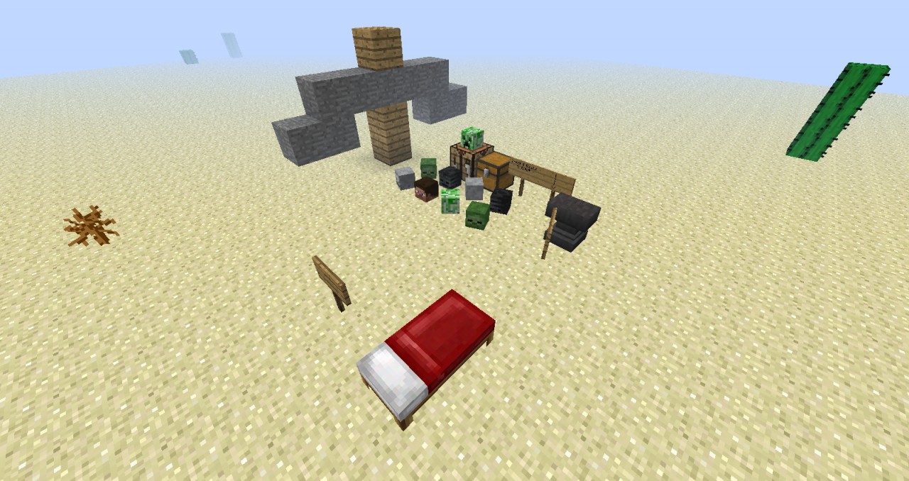 Find The Iron Block! Minecraft Map